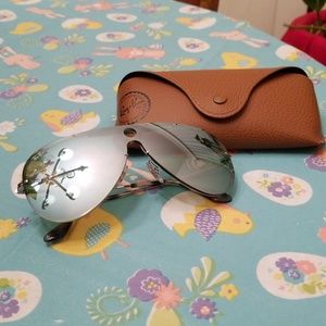 Ray Ban blaze green shooter sunglasses